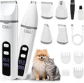 ETACCU Profi Hundeschermaschine 4 in 1 Mit Krallenschleifer, Akku Tierhaarschneider Für Hunde Und Katzen, Leiser Hundetrimmer Mit Led-Anzeige, Keramikklinge, USB-C, Fellpflege Set