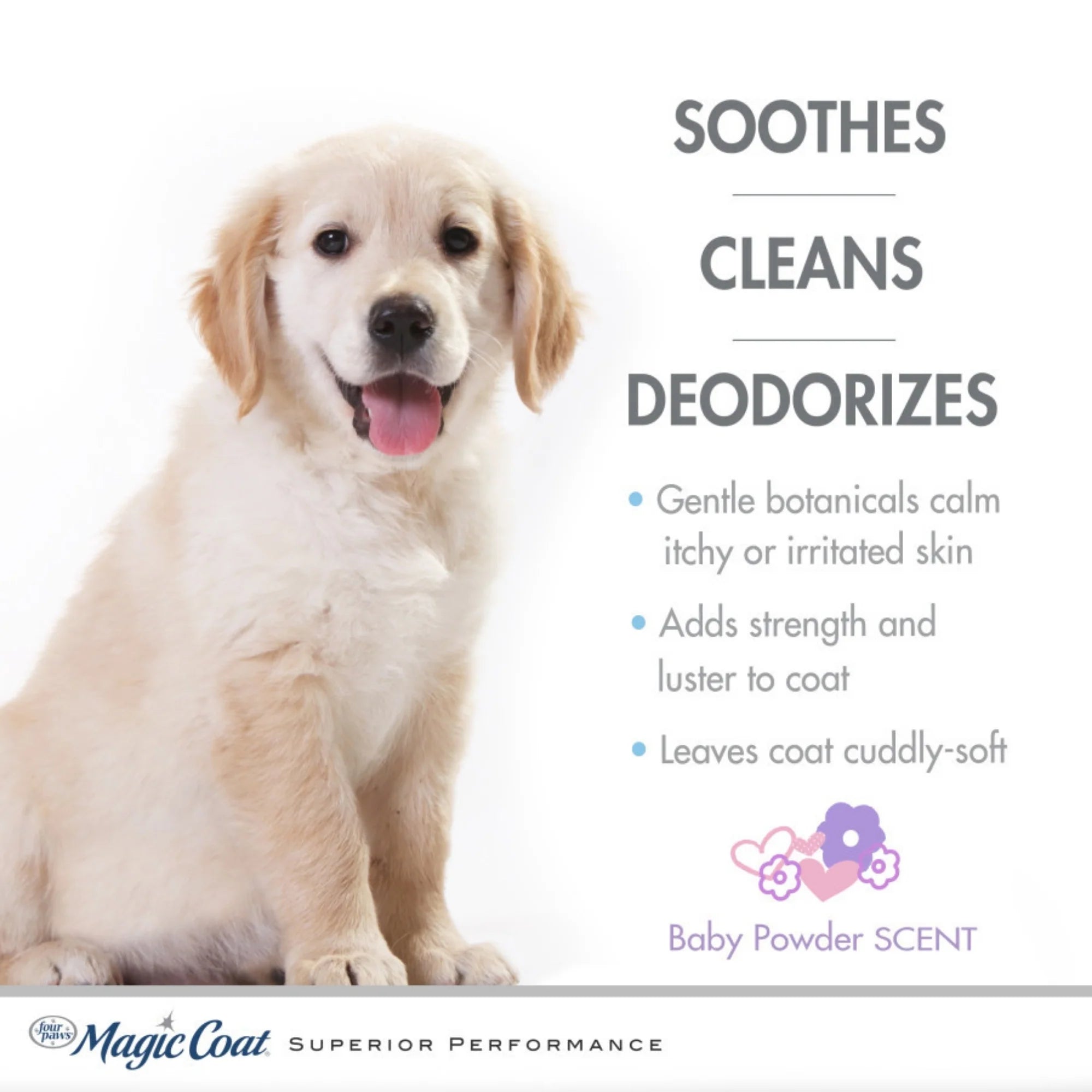 Magic Coat Gentle Tearless Puppy Shampoo Baby Powder, 1Ea/16 Oz 1 Ct