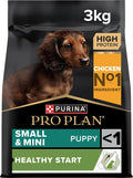 Pro Plan Small Und Mini Puppy Healthy Start, Welpenfutter Trocken, Reich an Huhn, 1Er Pack (1 X 3 Kg)