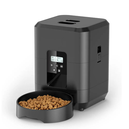 Automatic Smart Pet Feeder for Cats and Dogs with Timed Dispensing and Slow Feeding Features