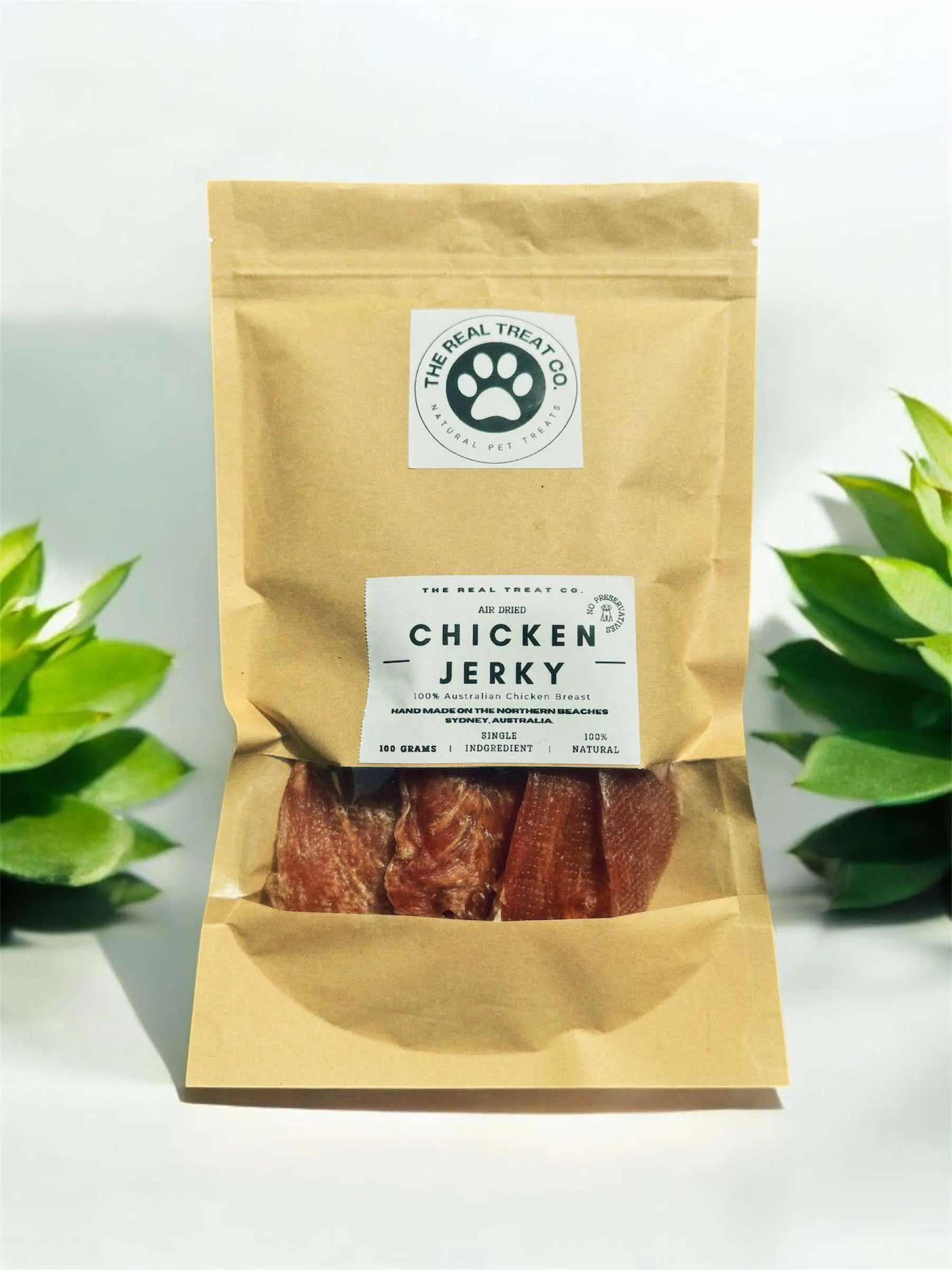 Natural Dog Treats | Dried Chicken Breast Jerky