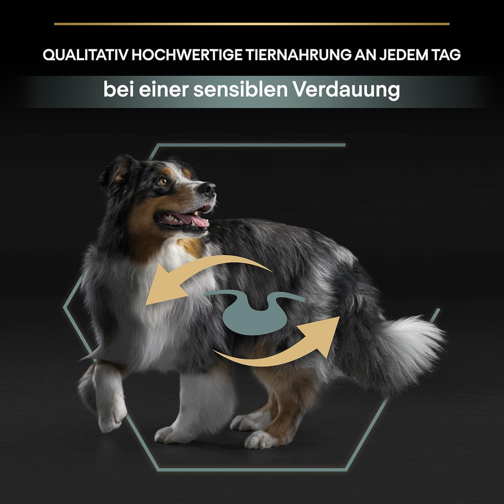 Pro Plan Medium Adult Sensitive Digestion, Hundefutter Trocken, Reich an Lamm, 1Er Pack (1 X 3 Kg)