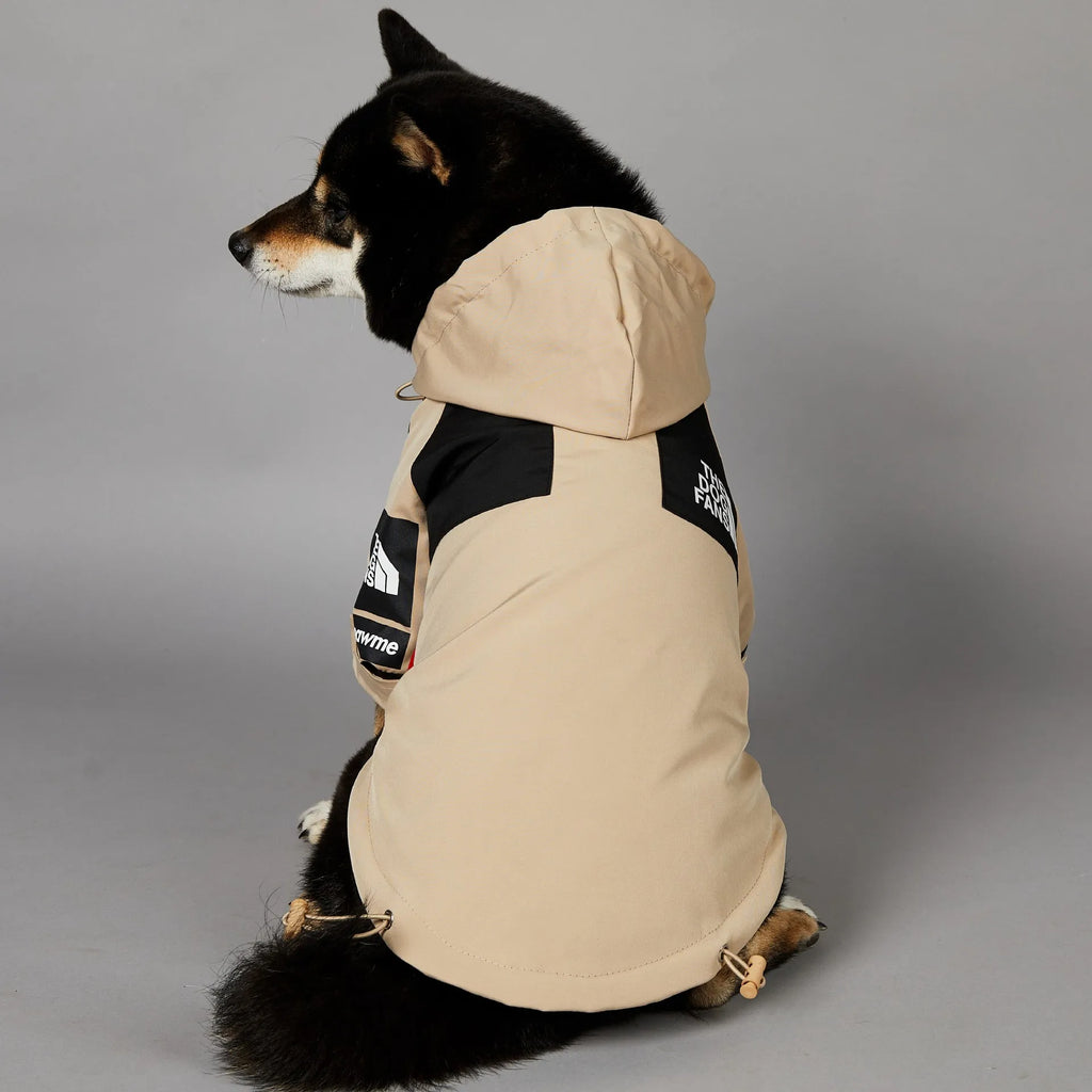 Soild Color Waterproof Dog Rain Coat S-5XL Large Dog Size Jacket Coat Windbreaker Pet Clothes 2 Legged Puppy Out Door Coat
