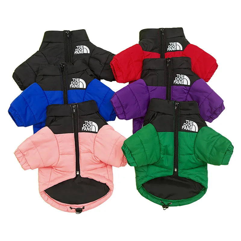 The Dog Face Winter Pet Dog down Jacket Clothes for Small Medium Dogs Warm Thick White Duck down Vest French Bulldog Puppy Coat