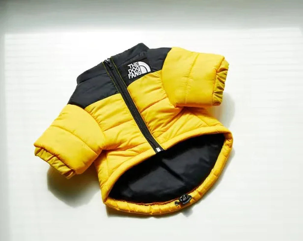 The Dog Face Winter Pet Dog down Jacket Clothes for Small Medium Dogs Warm Thick White Duck down Vest French Bulldog Puppy Coat