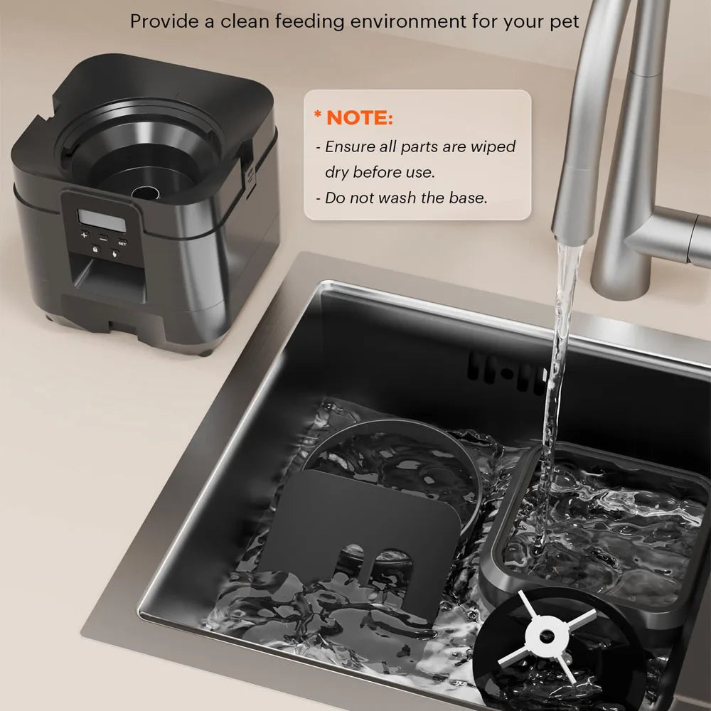 Automatic Smart Pet Feeder for Cats and Dogs with Timed Dispensing and Slow Feeding Features